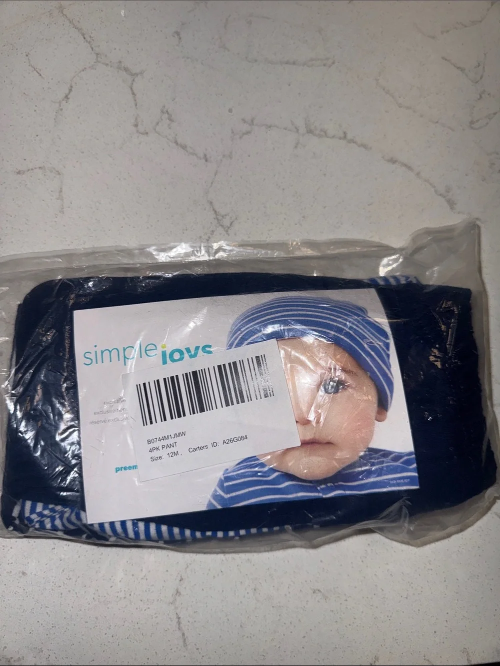 Brand New Carter’s 4 Pack 12M Pants